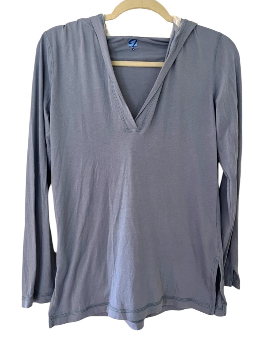 Title Nine Hooded Long Sleeved Top Sz Small